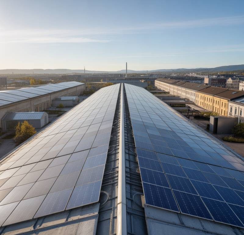 Rénovation énergétique des bâtiments industriels : comment combiner isolation performante et production solaire intégrée