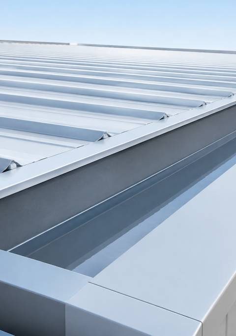 Chéneau encaissé pour toiture industrielle : conception, étanchéité et maintenance préventive