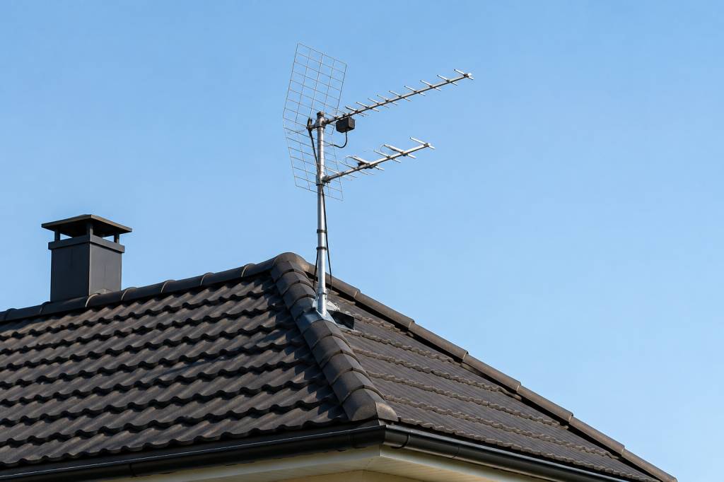 Antenne TV : installation et prix selon la configuration de la toiture